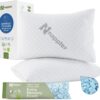 Cooling Pillow for hot Sleepers - Bed Pillows Queen Size Premium Set of 2 - Adjustable Shredded Memory Foam - Medium to Firm Pillows for Back, Stomach & Side Sleepers -Washable...