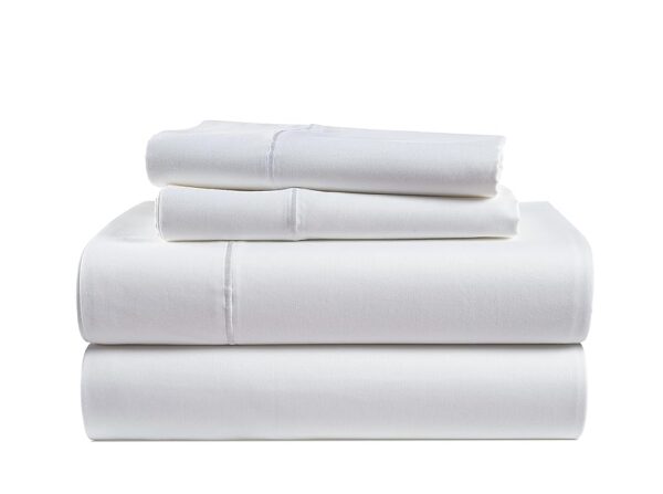 LANE LINEN 100% Egyptian Cotton Sheets Queen Size - 1000 Thread Count White Bed Sheets for Queen Size Bed, Long Staple Cotton Bedding Sheets, Sateen Weave, Luxury Hotel Sheets,...