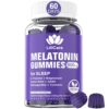 Melatonin Gummies 10mg 20mg for Adults, Extra Strength with L-Theanine, Ashwagandha, Magnesium, Turmeric, GABA, Lemon Balm and Chamomile for Supports Health Circadian Rhythm,...