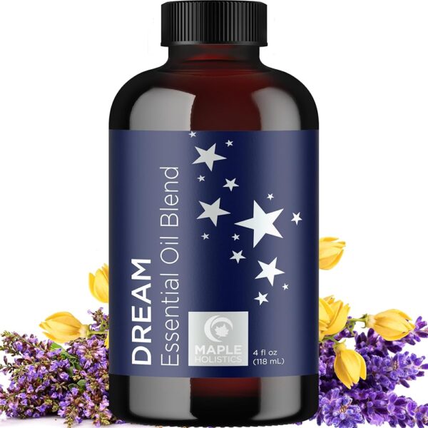 Sleep Essential Oil Blend for Diffuser - Dream Essential Oil for Diffusers Aromatherapy and Wellness with Ylang-Ylang Clary Sage Roman Chamomile and Lavender Essential Oil for...