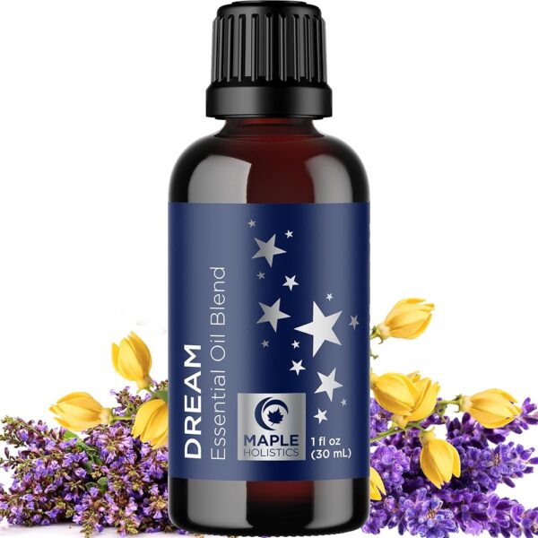 Sleep Essential Oil Blend for Diffuser - Dream Essential Oils for Diffusers Aromatherapy and Relaxation with Clary Sage Ylang-Ylang Roman Chamomile and Lavender Essential Oils...