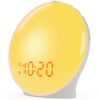 Wake Up Light Sunrise Alarm Clock for Kids, Heavy Sleepers, Bedroom, with Sunrise Simulation, Sleep Aid, Dual Alarms, FM Radio, Snooze, Nightlight, Daylight, 7 Colors, 7 Natural...