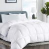 COHOME All Season King Size Cooling Comforter，Fluffy Down Alternative Comforter - Quilted Duvet Insert with Corner Tabs - Luxury Soft Hotel Comforter - Reversible - Breathable -...