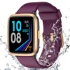 Fitness Tracker Watch with Heart Rate Monitor, Large Screen Activity Tracker with Pedometer, Sleep Monitor, Calories & Step Counter, 5ATM Waterproof Smart Watch for Women Men...