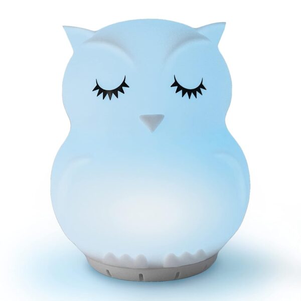 Mindfulness 'Breathing Owl' | 4-7-8 Guided Visual Meditation Breathing Light | 3 in 1 Device with Night Light & Noise Machine for ADHD Anxiety Stress Relief Sleep - Gift for...