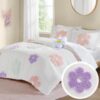 Urban Habitat Kids Twin Comforter Set for Girls, Tufted Chenille Floral Comforter Set Twin, Lightweight Polka Dot Comforter Reversible Bed Set, Sham, Pillow, Gracie, Twin...