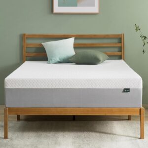 ZINUS 12 Inch Green Tea Essential Memory Foam Mattress [New Version], Queen, Fiberglass Free, Medium Feel, Breathable Airflow Memory Foam, Certified Safe Foams & Fabric,...