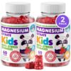 DR. MORITZ Sugar-Free Calm Magnesium Gummies for Kids and Adults - Kids Magnesium Gummies - Magnesium Citrate Gummies (60 Count (Pack of 2), Raspberry)
