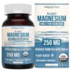 Organic Magnesium | Whole Food Magnesium - Plant-Based, Organic Sea Vegetable Complex - 250 mg Magnesium Per Serving | Water Extracted | Gentle on Stomach | Energy, Sleep,...