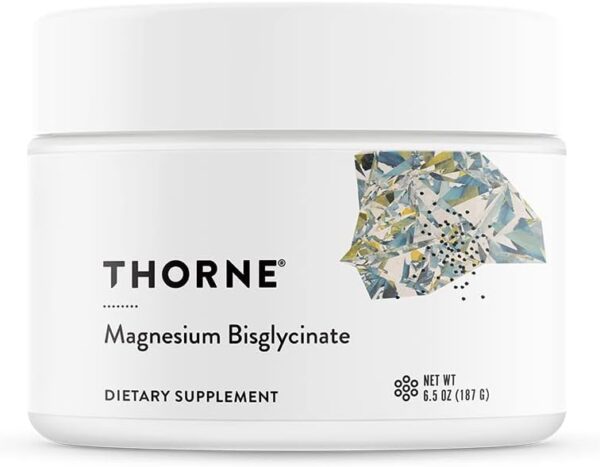 Thorne Magnesium Bisglycinate - Powdered Magnesium Formula - Support Restful Sleep, Muscle Relaxation, Heart Health, and Metabolism - NSF Certified for Sport - Gluten-Free - 6.5...