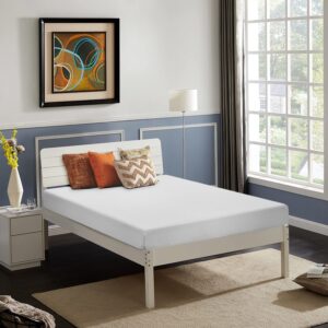 FDW | 5 Inch Twin Mattress | Medium Firm | Gel Memory Foam Mattress | White | Bed in a Box, CertiPUR-US Certified | Pressure Relief, Cooling Ventilated Foam | Washable Removable...