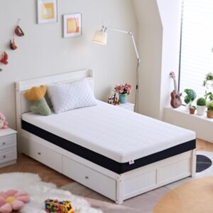 Twin Size Mattress, 6 Inch Gel Memory Foam Mattresses, Medium Firm for Cool Sleeping, Pressure Relief, Easily Replaceable,CertiPUR-US Certified Colchón in a Box