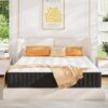 10 Inch Mattress Queen, Memory Foam Mattress in a Box, Medium Firm Cooling Charcoal Mattresses for Back Pain Relief, CertiPUR-US, Fiberglass Free & Support Comfort