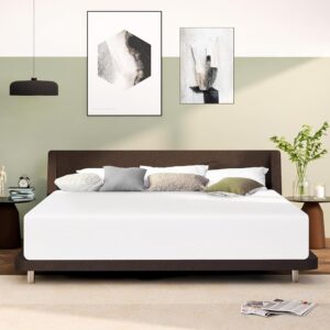 12 Inch King Medium Firm Cooling Gel Memory Foam Mattress for Cool Sleep Pressure Relieving CertiPUR-US Certified Mattress in a Box Fiberglass Free (King, 12 in)