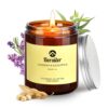 Aromatherapy Candles, Scented Candles, 7OZ Lavender Eucalyptus Candles Stress Relief and Relax for Home & Bedroom Gift for Women Birthday Christmas, Soy Wax Candle
