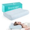 Bedsure Breescape Cervical Neck Pillows for Sleeping - Dorm Pillow for Neck Pain Relief, Ergonomic Orthopedic Contour Pillow for Neck Support, Odorless Memory Foam Pillow for...