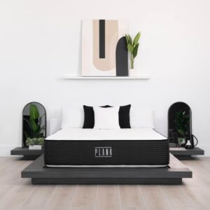 Brooklyn Bedding Plank 13" Luxe Two Sided Firm/Ultra Firm Mattress with Cooling Cover, Queen