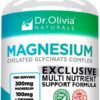Dr. Olivia's Magnesium Glycinate Complex w/L-Theanine Passionflower & Valerian Root - 90 Capsules