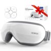 Eye Massager, Smart Eye Massager with Heat, Upgraded Heated Eye Mask Massager with Bluetooth Music, Face Eye Care Device for Eye Strain, Dry Eyes, Migraines, Ideal Gifts for Men...