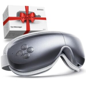 Eye Massager with Heat, Heated Eye Mask for Migraines with Bluetooth Music, Smart Eye Massager for Migraine Relief, Eye Care Mask Reduce Eye Strain, Dry Eye, Improve Sleep,...