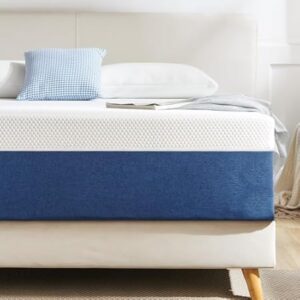 Full Mattress 10 Inch Gel Memory Foam Mattress in a Box, Medium Firm Support, Removable Cover, Fits Various Bed Frames,Non-Fiberglass Full Size Mattress