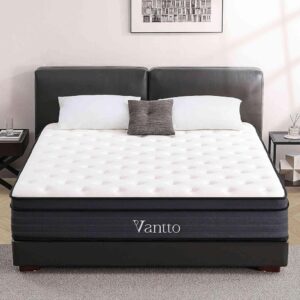 Full Mattresses, 12 Inch Memory Foam Hybrid Mattress, Pocket Spring Mattress in a Box for Motion Isolation, Strong Edge Support, Pressure Relief and Supportive, CertiPUR-US