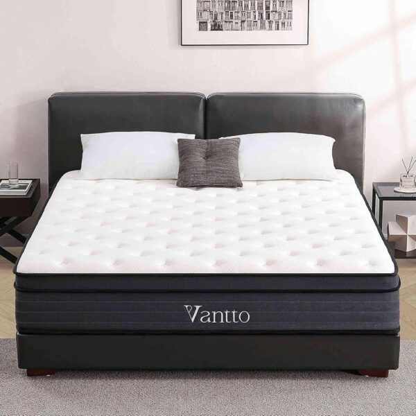 Full Mattresses, 12 Inch Memory Foam Hybrid Mattress, Pocket Spring Mattress in a Box for Motion Isolation, Strong Edge Support, Pressure Relief and Supportive, CertiPUR-US