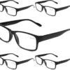Gaoye 5-Pack Reading Glasses Blue Light Blocking, Spring Hinge Readers for Women Men Anti Glare Filter Lightweight Eyeglasses