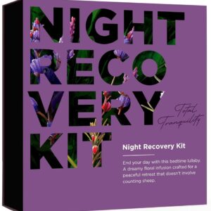 Gya Labs Night Recovery Kit (Set of 4) - Natural Scents of Lavender & Rosemary Essential Oils, Lavender Roll-On, and Restful Essential Oil Patches - Ultimate Nighttime...