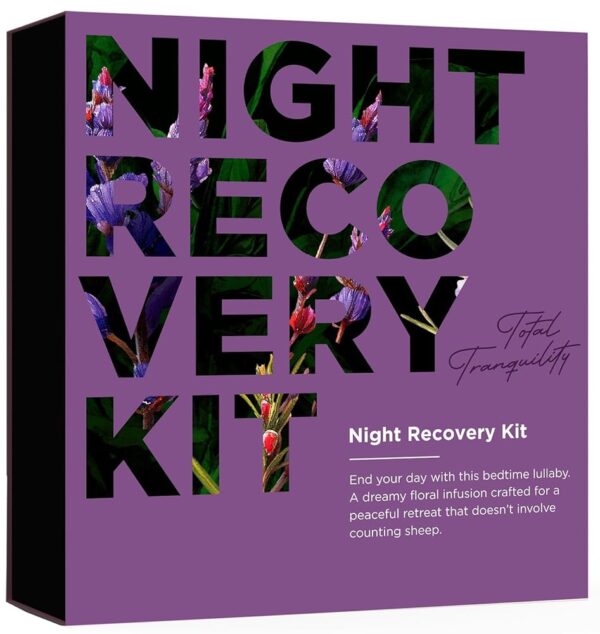 Gya Labs Night Recovery Kit (Set of 4) - Natural Scents of Lavender & Rosemary Essential Oils, Lavender Roll-On, and Restful Essential Oil Patches - Ultimate Nighttime...