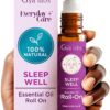 Gya Labs Sleep Well Essential Oil Roll On Blend - 100% Natural Aromatherapy Sleep Oil for Good Night Sleep - Made with Calming Essential Oils like Chamomile & Lavender Oil for...