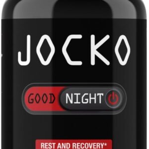 Jocko Fuel Good Night Natural Sleep Aid for Adults - Sleeping Pills for Rest & Recovery, Non-Habit Forming with Magnesium, Lavender & Valerian Root (90 Capsules)