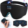 LC-dolida Sleep Headphones, 3D Sleep Mask Bluetooth Wireless Music Eye Mask, Sleeping Headphones for Side Sleepers Sleep Mask with Bluetooth Headphones Ultra-Thin Stereo...
