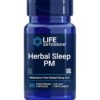 Life Extension Herbal Sleep PM – Natural Sleep Supplement Without Melatonin - with Lemon Balm, Honokiol & Chamomile Extracts for Healthy Sleep - Non-GMO, Gluten-Free - 30...