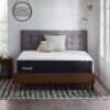 LUCID 12 Inch Memory Foam Mattress - Medium Feel - Memory Foam Infused with Bamboo Charcoal - Gel Infusions - CertiPUR-US Certified - Breathable - King