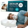Lunderg CPAP Pillow for Side Sleepers - Includes 2 Pillowcases - Adjustable Memory Foam Pillow for Sleeping on Your Side, Back & Stomach - Reduce Air Leaks & Mask Pressure for a...