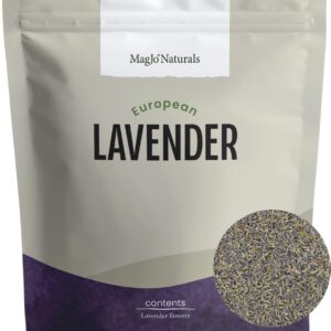 MagJo Naturals European Lavender Flowers (Extra Grade) - 100% Raw from Europe - 2 pounds