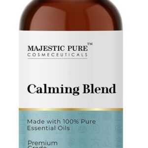 Majestic Pure Calming Essential Oil Blend | 100% Pure Oil for Peace, Sleep, Stress Relief | Orange, Lemongrass, Cedarwood Essential Oil for Diffusers & Aromatherapy | 1oz