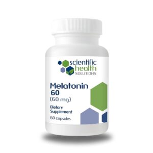 Melatonin 60mg | High Dosage Melatonin in Easy-to-Swallow Capsules | Vegan, Non-GMO & Gluten-Free | US-Made Extra Strength Melatonin (Single)