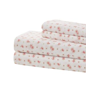 Modern Threads Silky Soft Microfiber and Wrinkle Free Sheets - Luxurious Microfiber Bed Sheets Includes Flat Sheet, Fitted Sheet with Deep Pockets, & Pillowcases Ivory, Full