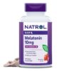 Natrol Fast Dissolve Melatonin 10 mg, Melatonin Supplements for Restful Sleep, Sleep Support for Adults, 100 Strawberry-Flavored Melatonin Tablets, Up to a 100 Day Supply