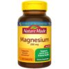 Nature Made Magnesium Oxide 250 mg, Magnesium Supplement for Muscle, Heart, Bone and Nerve Health Support, 200 Tablets, 200 Day Supply