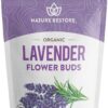 Nature Restore USDA Certified Organic Dried Lavender Flowers, Loose Leaf, Extra Grade, 4 Ounces