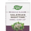 Nature's Way Valerian Nighttime, Herbal Sleep Aid*, 320 mg per Serving of Valerian Extract, Gluten-Free, 100 Tablets