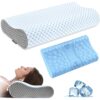 Neck Pillow Memory Foam Pillows - Cooling Neck Support Pillow for Pain Relief, Ergonomic Cervical Pillow for Sleeping, Orthopedic Contour Bed Pillow for Side, Back & Stomach...