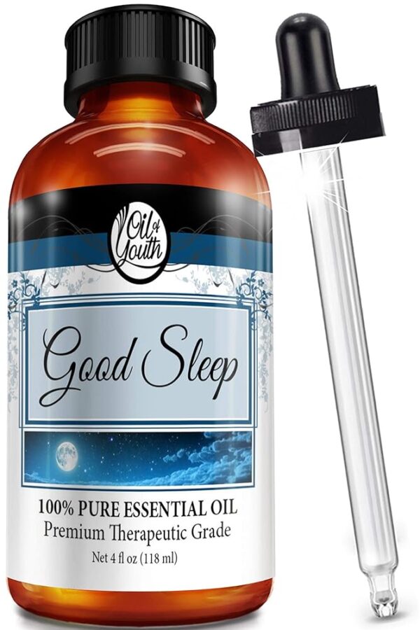Oil of Youth 4 Ounce Bulk Good Sleep Blend Essential Oil - Therapeutic Grade - Pure & Natural - Sleep Oils for Diffuser - Essential Oils for Sleeping