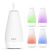 Pure Enrichment® PureSpa™ Essential Oil Diffuser - Compact Ultrasonic Aromatherapy Diffuser, Natural Air Deodorizer, 100ml Water Tank, and Optional Mood Light - Lasts Up to 7...