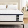 Queen Mattress 12 Inch Mattress Queen Size - Memory Foam & Pocket Coils Springs, Pressure Relief, Medium Firm Comfort, Motion Isolation, Ideal for All Sleep Positions,...