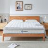 Queen Mattress, 12 Inch Mattress Queen Size with Pocket Spring and Memory Foam for Pressure Relief, Motion Isolation, Edge Support, Medium Firm Mattress in a Box, CertiPUR-US,...