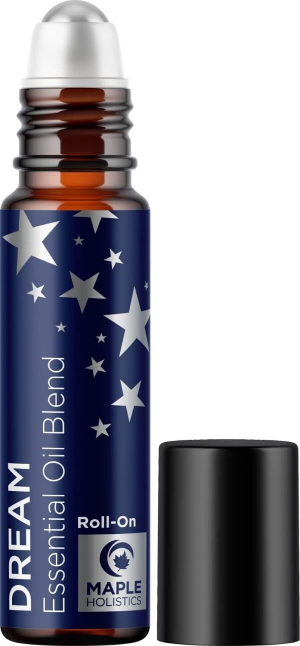 Sleep Essential Oil Roll On - Sleep Essential Oil Blend with Aromatherapy Oils for Restful Sleep and Relaxation - Calming Pre-Diluted Sleep Oil Blend with Pure Lavender Oil...